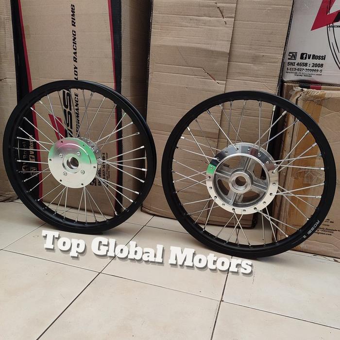 VELG CB15O OLD MEGAPRO MONOSHOCK SEPASANG ROSSI ORIGINAL RING 17 - VELG MEGAPRO MONOSHOCK CB150 OLD