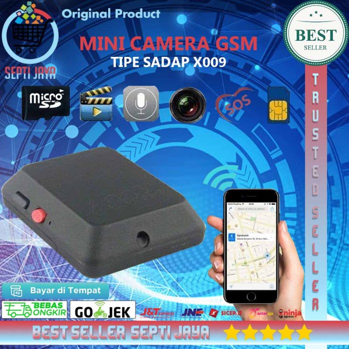 ALAT PENYADA SUARA X009 ORIGINAL HIDDEN TRACK GSM SUPPORT MICRO SD