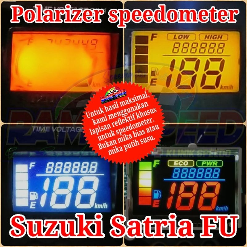 Polarizer Speedometer Suzuki Satria Fu Polaris Speedometer Satria Fu Polaris Custom Satria Fu