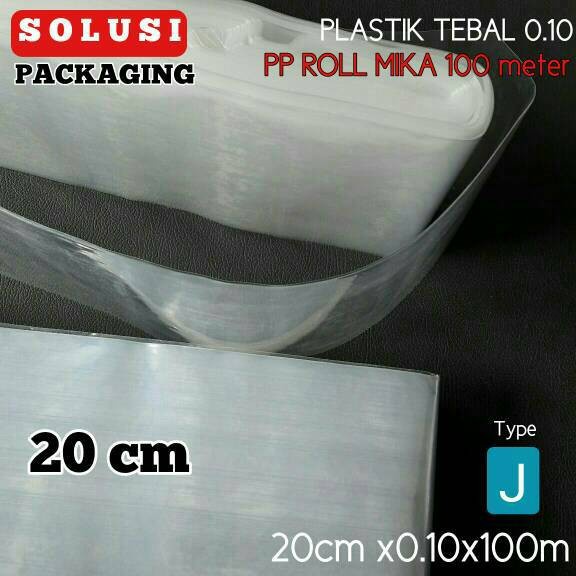 PREMIUM PLASTIK TEBAL ROLL 20CM 100METER/PLASTIK ROLL/KANTONG PLASTIK