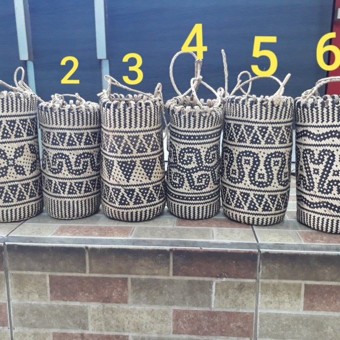 PREMIUM Anjat tas rotan selempang ukuran kecil