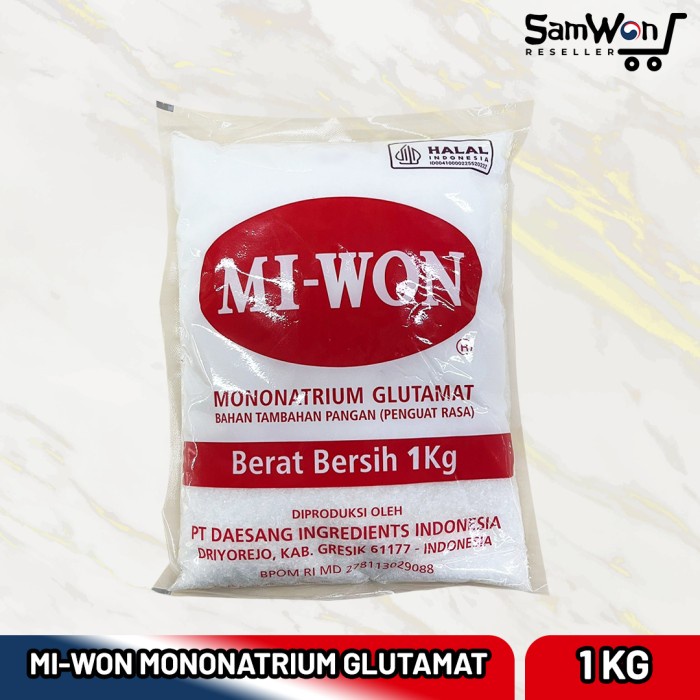 

Sale Terbatas Miwon Penyedap Rasa 1Kg Micin Vetsin Msg (Kemasan Pabrik Original) Aman