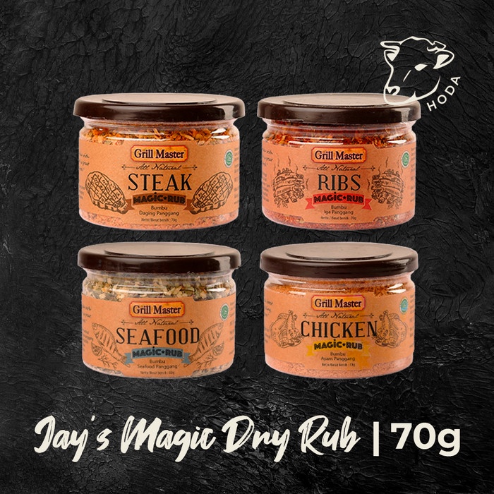 

Sale Terbatas Jay'S Grill Master Magic Dry Rub Steak / Chicken / Ribs / Seafood Aman