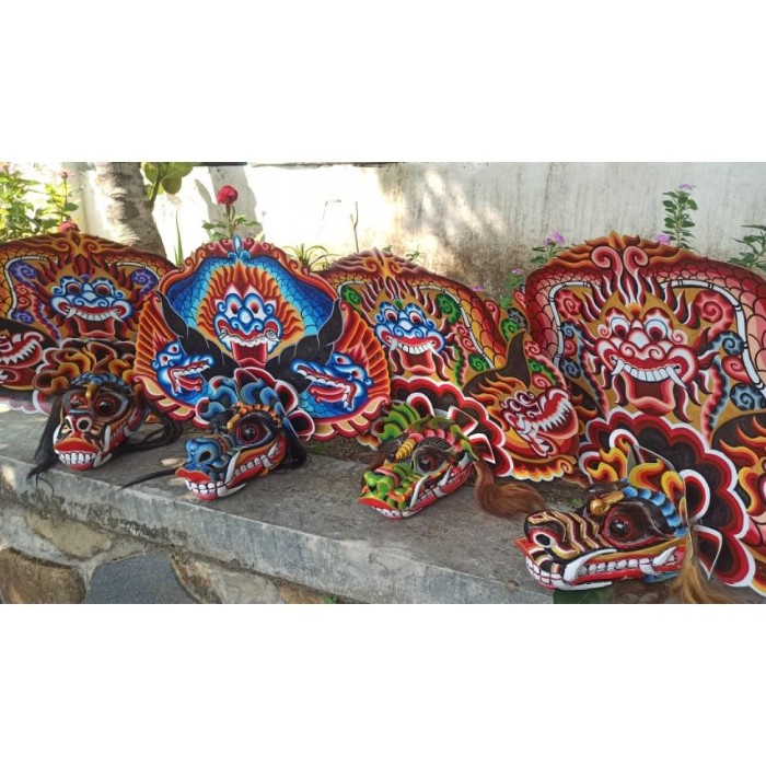 Barongan Mainan, Barongan Anak-anak Murah & Keren (Ukuran 14/15)