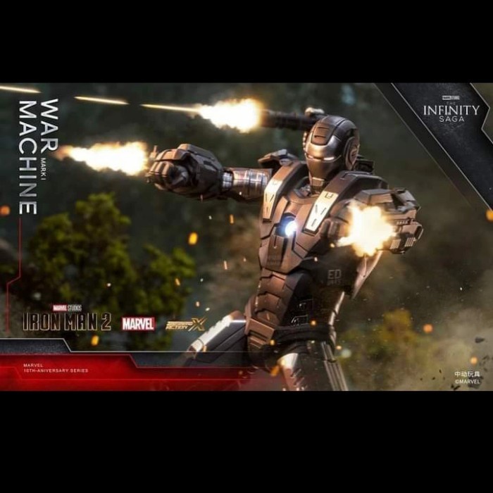ZDToys Avengers Ironman 2 ZD Toys War Machine Mark 1 Infinity Figure