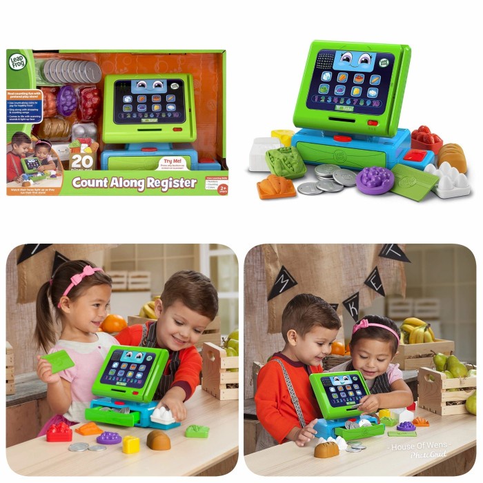 BISA SPK LEAPFROG COUNT ALONG CASH REGISTER - MAINAN MESIN KASIR ANAK ORIGINAL
