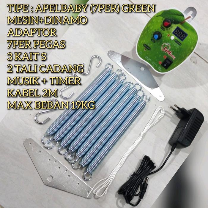 JTTOP" TERMURAH. AYUNAN BAYI ELEKTRIK APEL BABY. MESIN AYUNAN LISTRIK ELEKTRIK BAYI OTOMATIS.