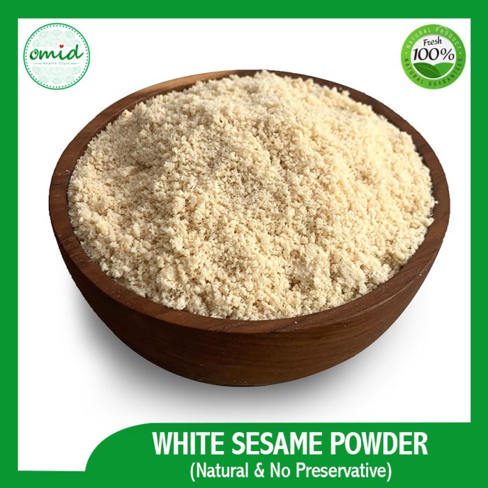 

Organic White Raw Sesame Seeds (Biji Wijen Putih Organik Mentah) 500gr