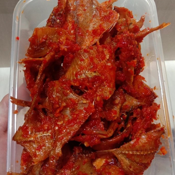 

balado ikan asin kapas