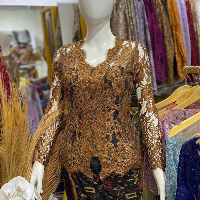 FLASH SALE KEBAYA MODIFIKASI FULL PAYET DEPAN KEBAYA BALI KEBAYA PAYET KEBAYA SEMIFRANCIS KEBAYA