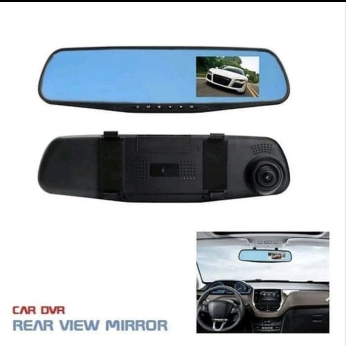 Bagus Kamera Mobil Dvr Kaca Spion 2 Kamera Depan Dan Belakang Original Super