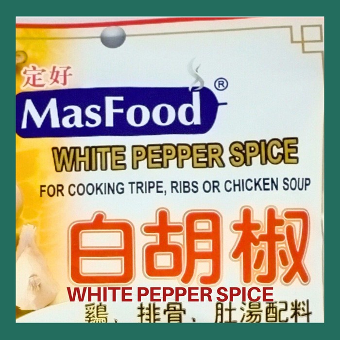 

Sale Terbatas Masfood White Pepper Spice Bumbu Campuran Rempah Sup Lada Putih Aman