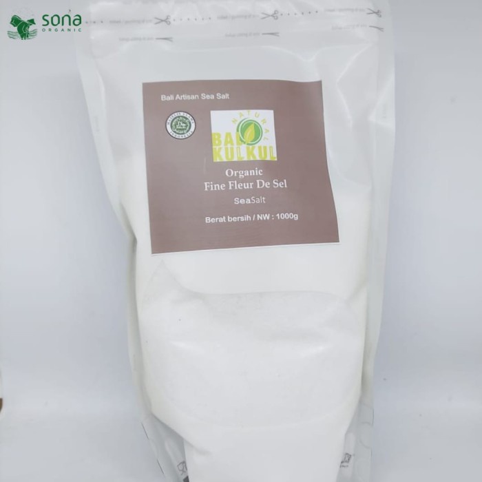 

Sale Terbatas Garam Laut Fine Fleur De Salt / Fine Grain 1000G - Natural Bali Kulkul Aman