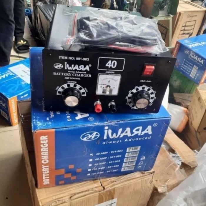 Terhemat Battery Charger 40A 12V 24V 36V 48V 72V Dst Bisa Cas Banyak Aki Bagus