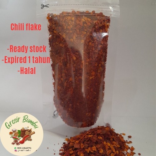 

Sale Terbatas Chili Flake - 1Kg / Cabe Kasar Aman