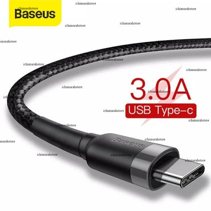 KABEL DATA TYPE C Baseus Cafule Type c 1M/2M fast charging samsung