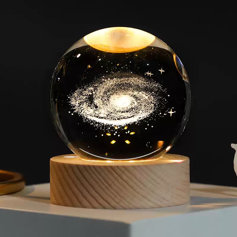 DISKON Crystal ball night light glowing planet Galaxy Galaxy 3D