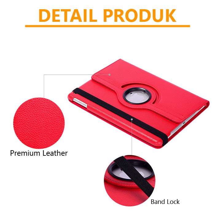 IPAD AIR 1 A1474 A1475 A1476 A1484 9.7 ROTATE FLIP CASE CASING COVER