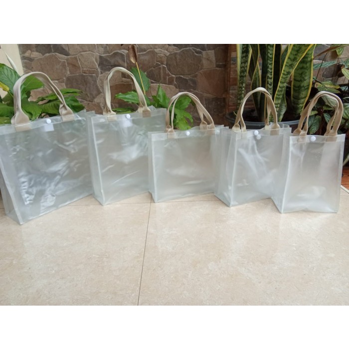 Tas hampers murah mika/pvc doff tebal dan sedang mika 0 25 DOFF *