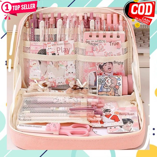 

Kotak Pensil Aesthetic Dosgrip Tk Sd Cowok Cewek Dusgrip Viral Murah Korean Style Wadah Pulpen Kode Kekinian Pencil Case Estetik Disgrib Bagus Terbaru Disgrip Lucu Korea Aestetik Tempat Pengsil Anak Laki Perempuan Kotak 8-Layer 12-Layer Super Large Capa