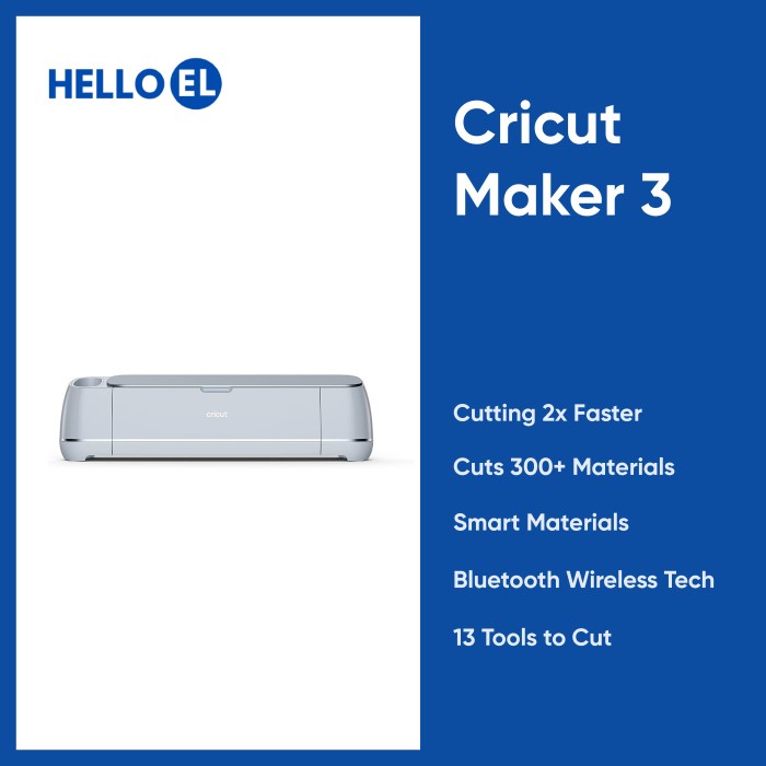 

Cricut Maker 3 DIY Cutting Machine Mesin Pemotong