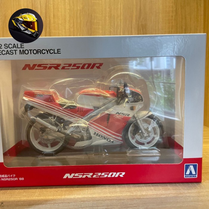 Aoshima Diecast Miniatur Motor Honda Nsr 250 Skala 1/12