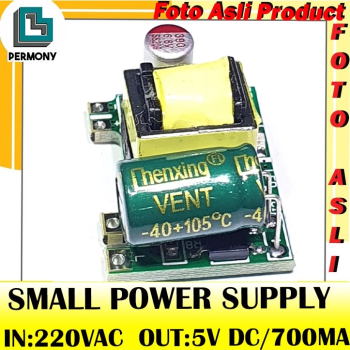 JTTOP" POWER SUPPLY 110V- 220V AC TO 5V DC 700MA (3.5W) AC-DC MODULE