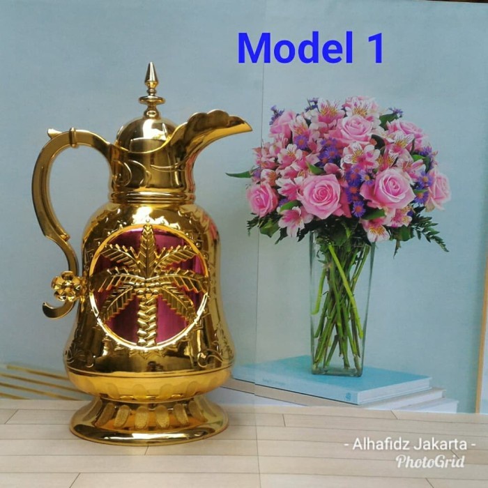 TEKO ARAB AIR ZAM ZAM CANTIK VACUUM FLASK / TEKO ARAB VACUUM FLASK