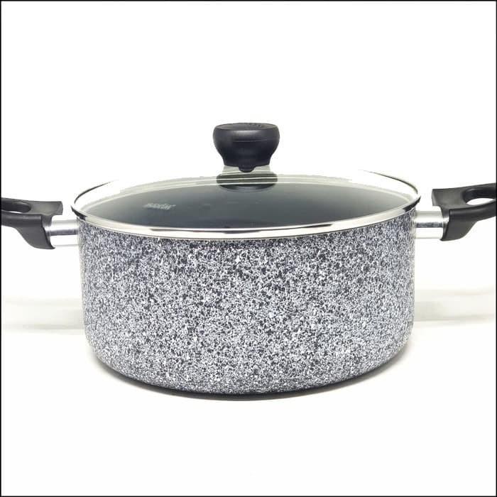 WAJAN PANCI POT ANTI LENGKET MARBLE CERAMIC POT MAXIM NEOSTONE