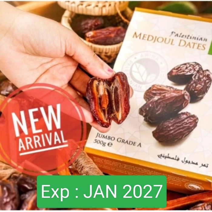

Kurma Medjoul Palestina Ariha Jumbo @ 500 Gr