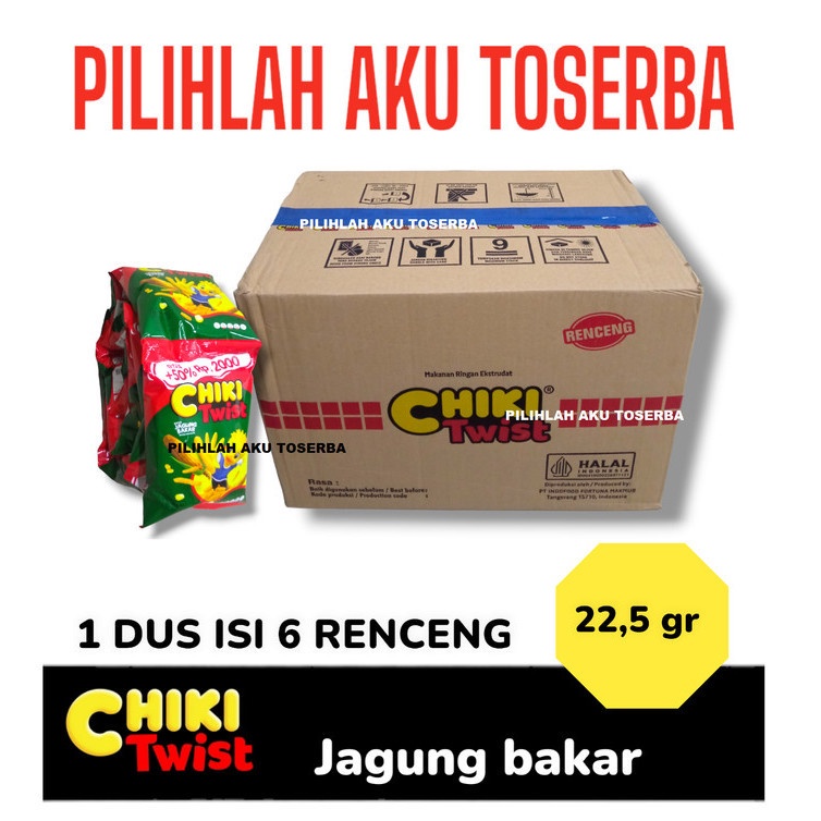 

A Chiki Twist Jagung Bakar - ( Harga 1 Renceng )