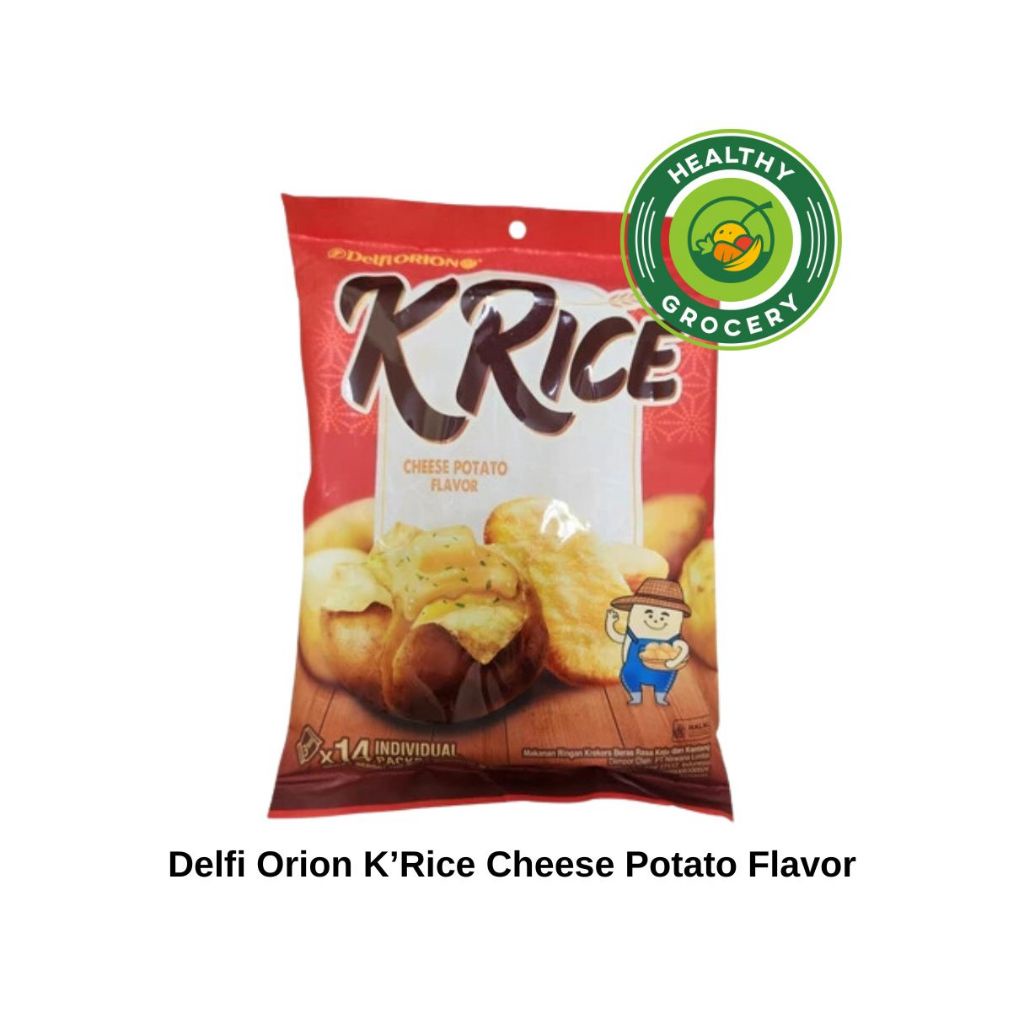 

A Delfi Orion K'Rice Krackers Beras Rasa Manis / K'Rice Crackers Sweet Flavour / K'Rice Crackers