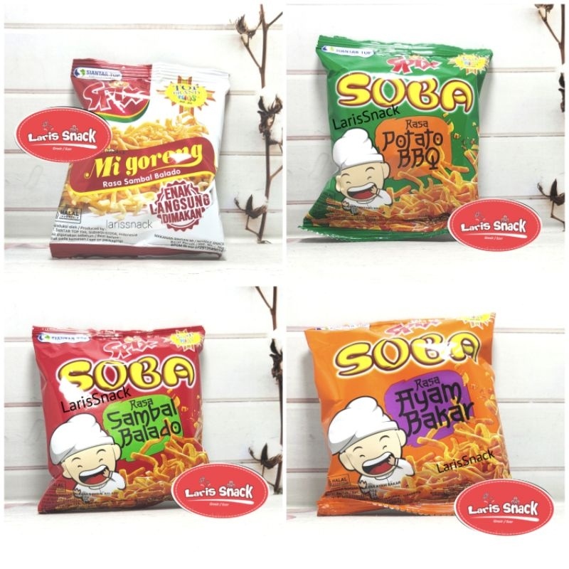 

A Spix Soba Snack Noodles Mie (Isi 20 Pcs)