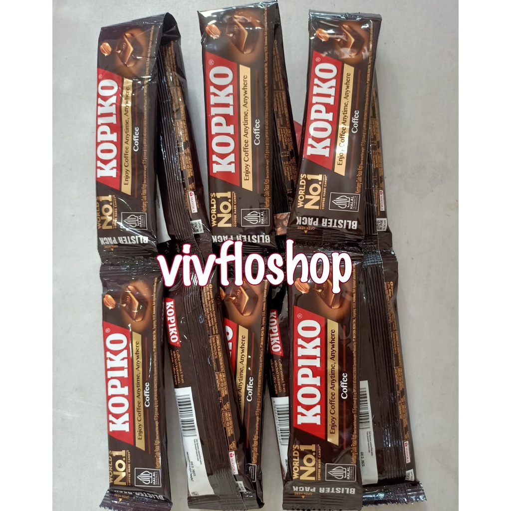 

A Permen Kopiko Blister Renceng/ Kopiko Kemasan Blister (12 X 17,5 Gram)