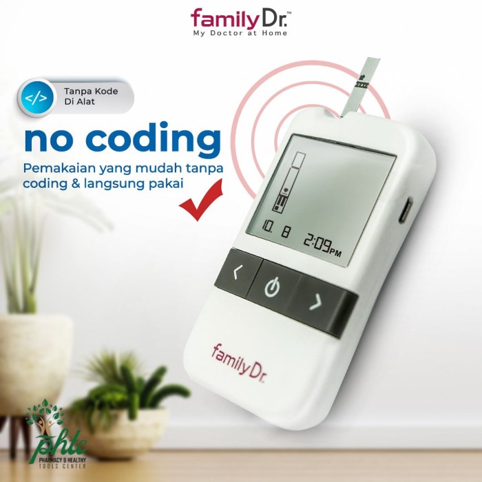 Alat Cek Gula Darah FamilyDr / Alat Test Gula Darah Family DR