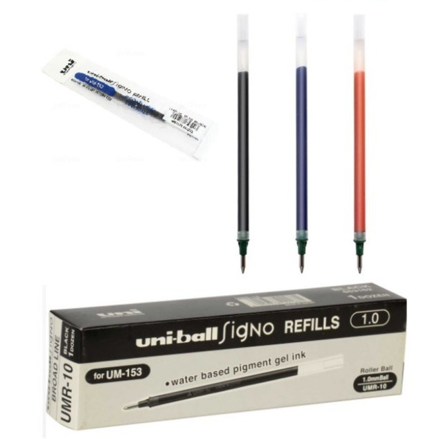 

Terlaris Isi Refill Pulpen Uniball Signo Broad Um-153 1.0 Mm - 1 Lusin Isi 12 Pcs
