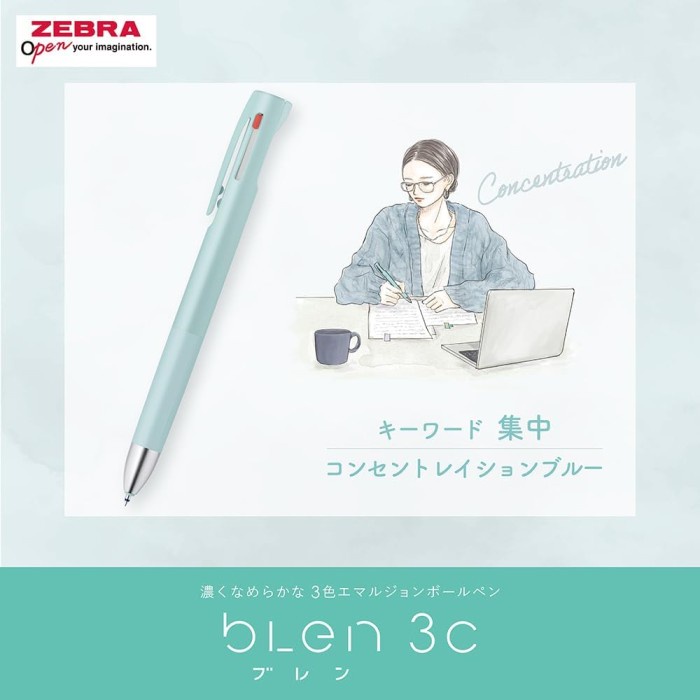 

Parker Zebra Blen 3C By Nendo Salon De Lumiere 3 Color Multi Ballpoint Pen 0.5Mm Pulpen Limited