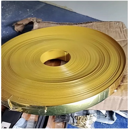 PRODUK TERBATAS Stiker Edging List Lis Emas Aksesoris Dekorasi Hiasan Jok Sofa Gold HPL Dinding