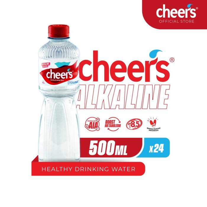 

(TopSeller) Air Minum CHEERS Alkaline 500ml (karton)