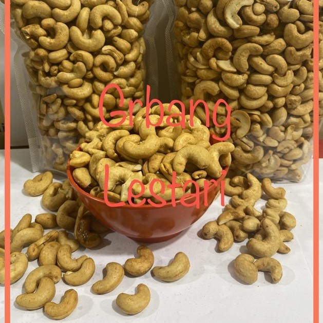 

A Kacang Mede Matang Panggang Roasted Mete Mente Original Dan Tawar Super Murah 1Kg Matang