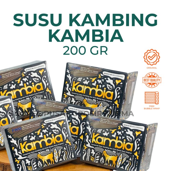 

(TopSeller) KAMBIA ETAWA SUSU KAMBING SERBUK ORGANIK PREMIUM ORIGINAL 1Pack