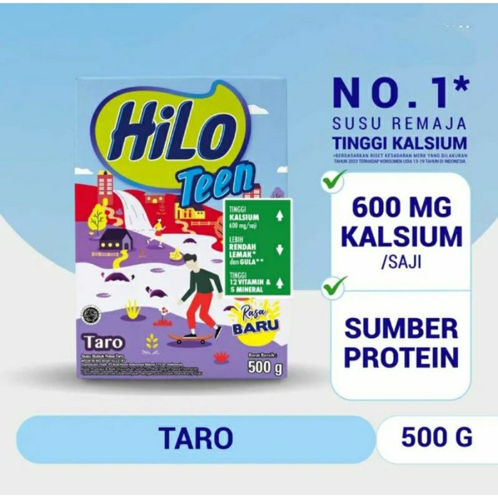 

(TopSeller) HiLo Teen Coklat 500gr /Biscuit caramel 500gr/Vanilla Caramel 500gr/Melon 500gr/Popcorn