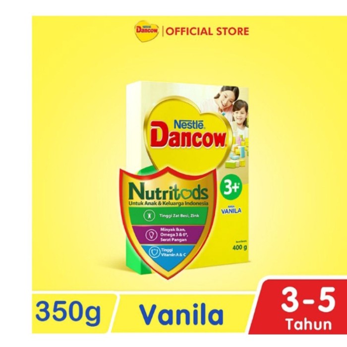

(TopSeller) Dancow 3+ 350gram Vanila madu