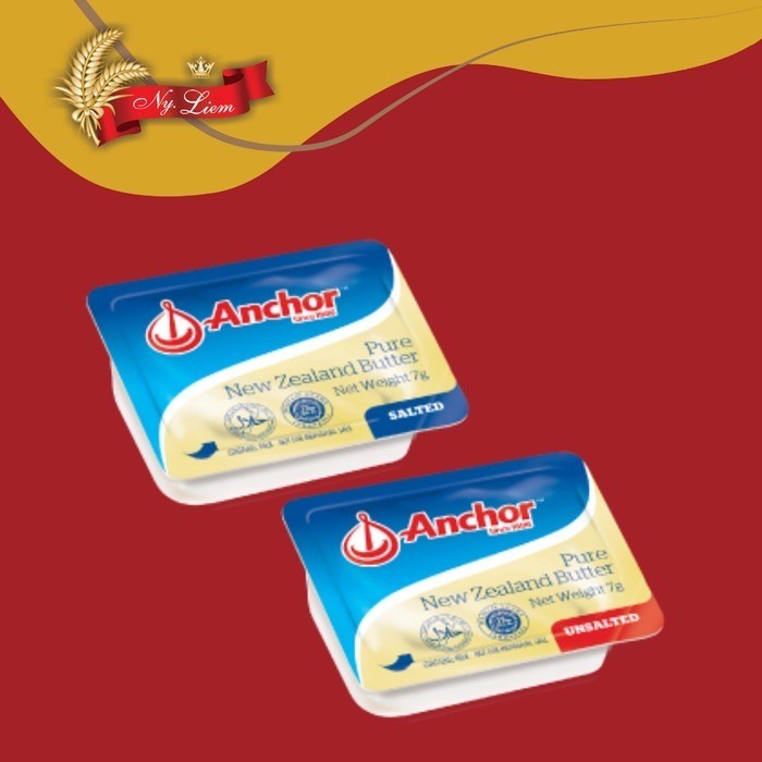 

(TopSeller) ANCHOR SALTED Minidish Pure New Zealand Butter 24 x 7 gram