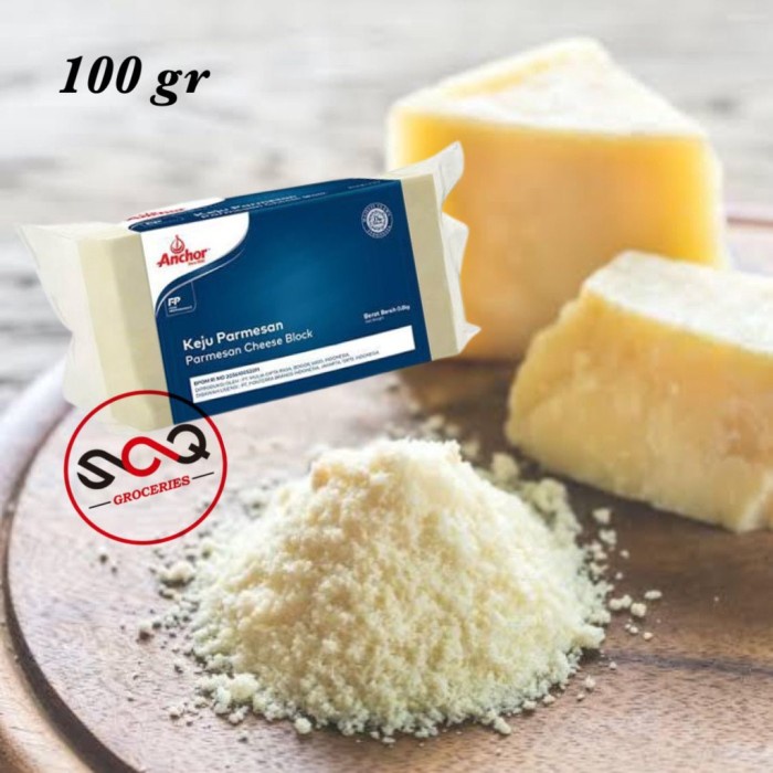 

(TopSeller) Keju Parmesan Bubuk Grated Parmesan Cheese Anchor 100 gr