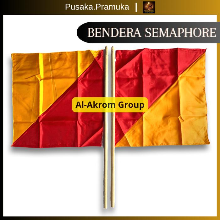 

Sepasang Bendera Semaphore Pramuka Untuk Siaga, Penggalang, Dan Penegak