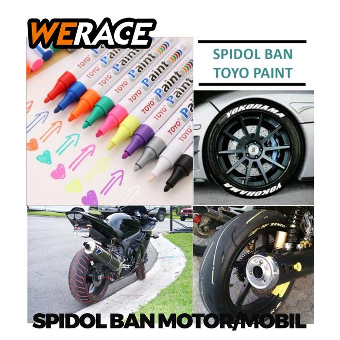 

Spidol Ban Sepeda Motor Mobil Paint Marker Not Toyo Kualitas Terbaik