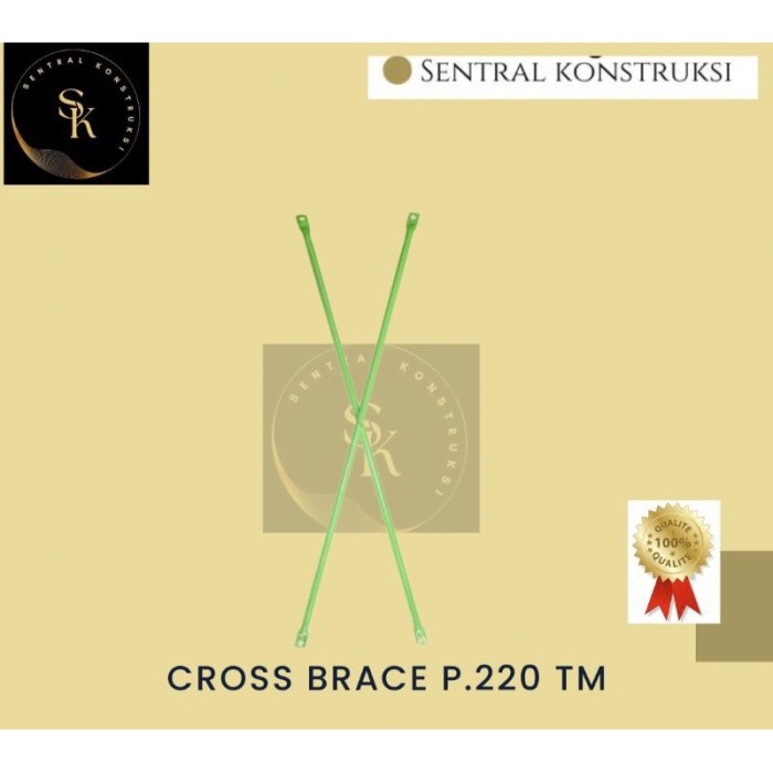 (TopSeller) Cross Brace Scaffolding P. 220cm Merk TM
