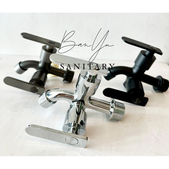 (TopSeller) Kran Cabang 3/4 Inch Kran Shower Kran Tembok