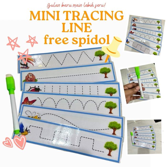

Worksheet Tracing Line Kertas Belajar Menulis Anak